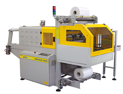 Fardellatrice automatica con ingresso a 90° monoblocco a barra saldante