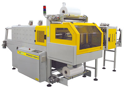 Fardellatrice automatica con ingresso a 90° monoblocco a barra saldante