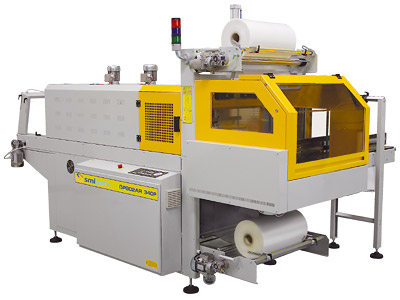 Fardellatrice automatica con ingresso a 90° monoblocco a barra saldante