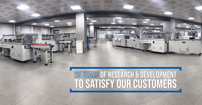 25 anni di ricerca e sviluppo per soddisfare i nostri clienti