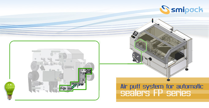 Air puff system for automatic side sealers FP series